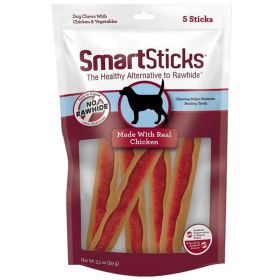 SmartBones SmartSticks Vegetable and Chicken Rawhide Free Dog Chew