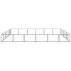 Dog Kennel Black 387.5 ft¬≤ Steel