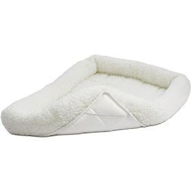 MidWest Quiet Time Fleece Bolster Bed for Dogs (Option: Small)