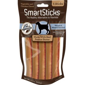 SmartBones SmartSticks Peanut Butter Flavor (Option: 5 Sticks)