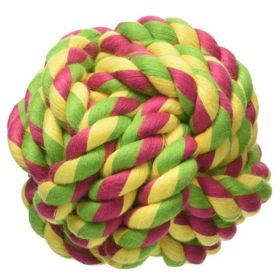 Mammoth Cottonblend Monkey Fist Ball Flossy Dog Toy (Option: 2.5" Mini)